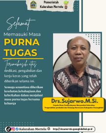 Selamat Purna Tugas Bapak Drs.Sujarwo,M.Si.